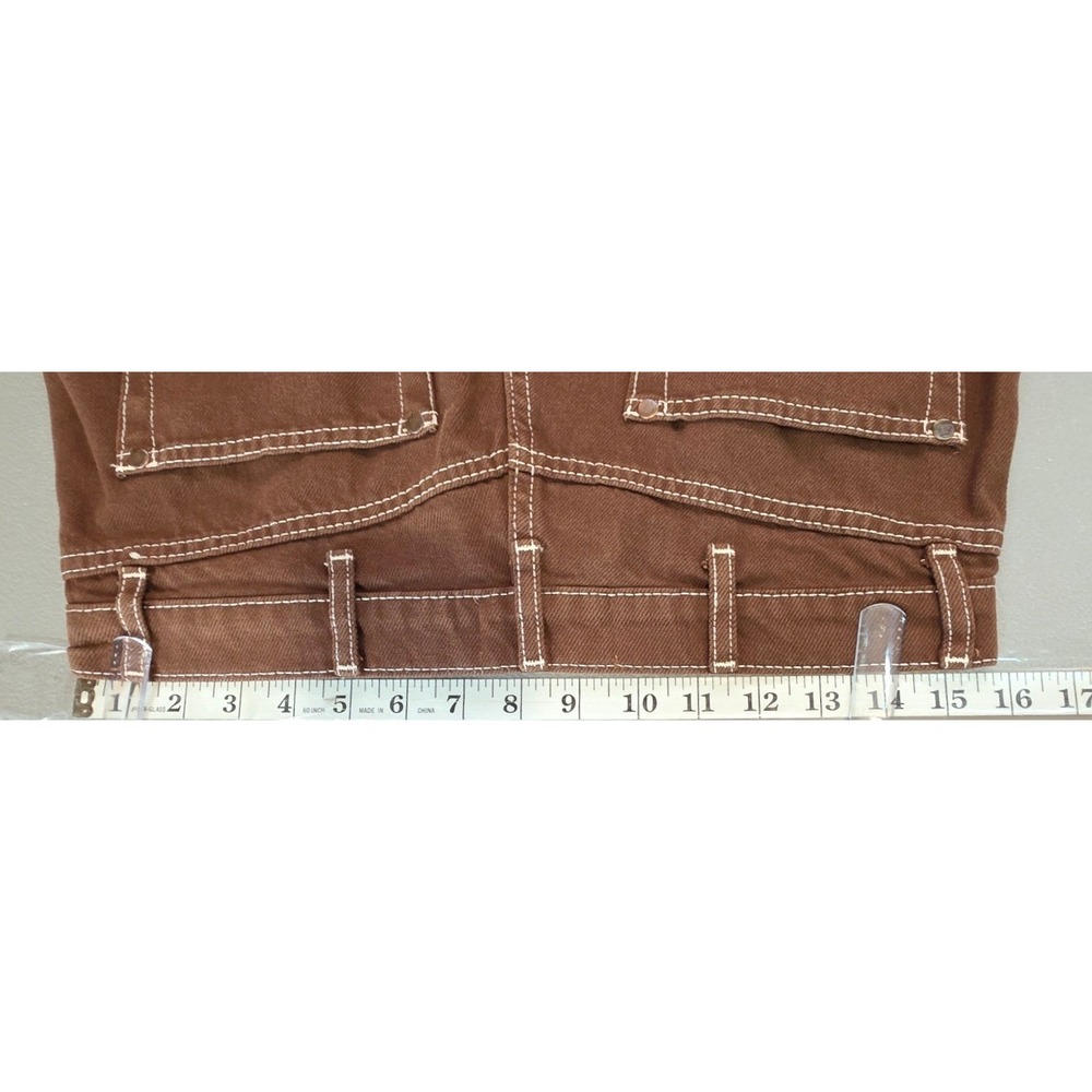 Reformation Womens 28 Cowboy High Rise Jean Shorts in Chocolate - Picture 5 of 11